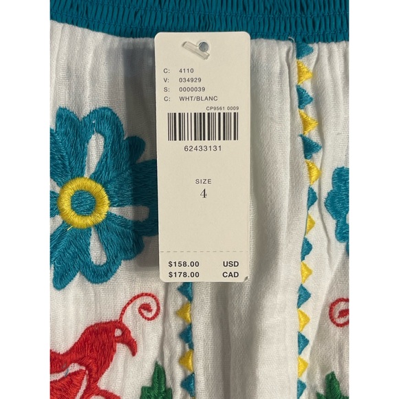 Anthropologie Embroidered Tunic Blouse NWT Size 4 (Small) - Picture 13 of 16